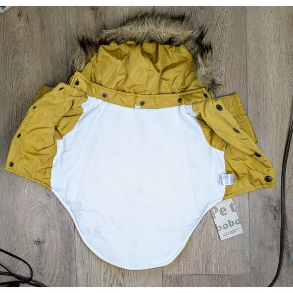 Lurio Pet BoBo Dog Parka Jacket Large Air Force Hooded Winter Removable Hood NEW - Picture 6 of 10